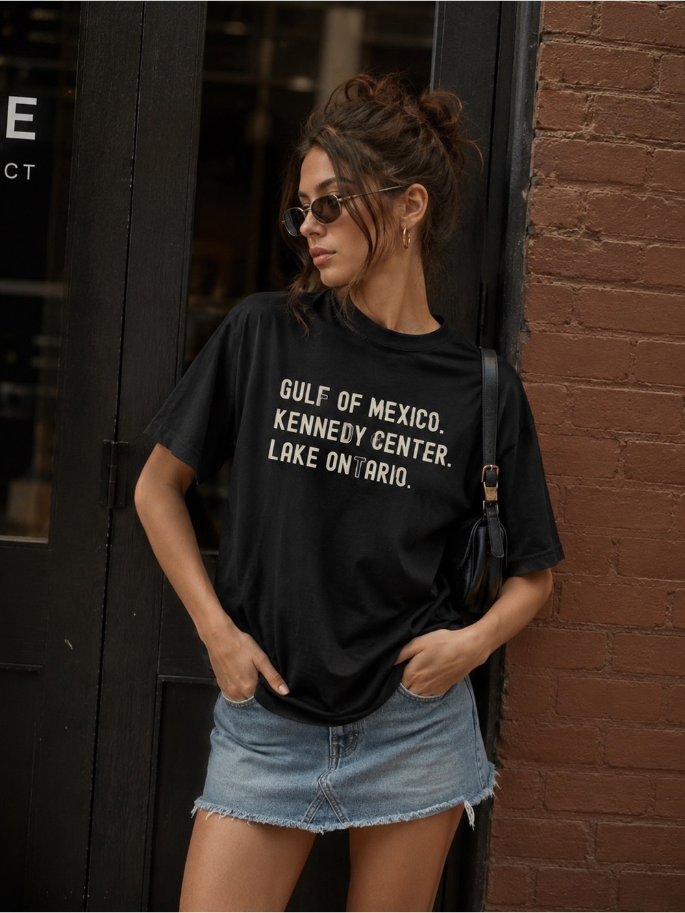 Gulf Mexico Kennedy Center Lake Ontario Subtle Protest Unisex Graphic Tee